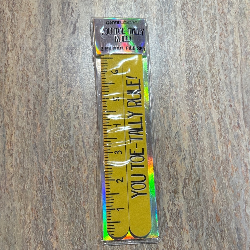 NEW Ruler Nail File Duo - Picture 1 of 3